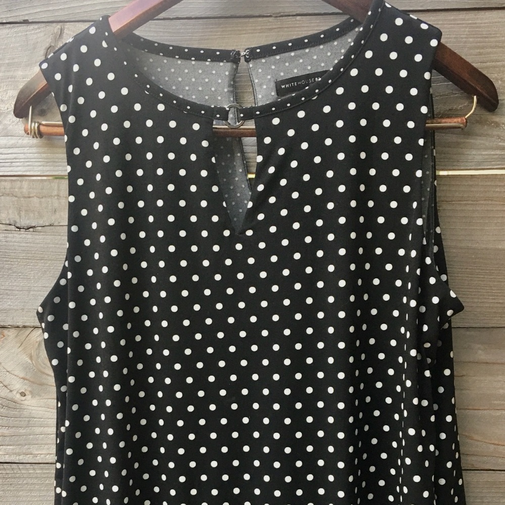 WHBM Layered Polka Dot Tank